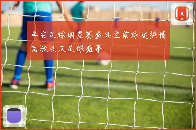 羊安足球明星赛盛况空前球迷热情高涨共庆足球盛事