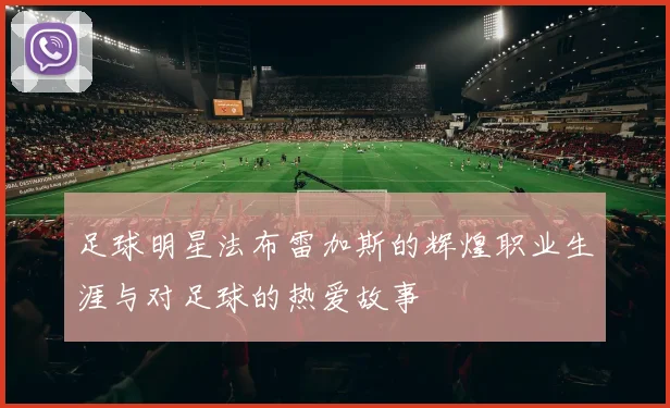 足球明星法布雷加斯的辉煌职业生涯与对足球的热爱故事